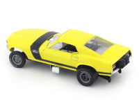 1969 Ford Mustang yellow 1:64 M2 Machines diecast hauler scale model