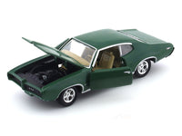 1969 Pontiac GTO green 1:64 M2 Machines diecast scale model collectible