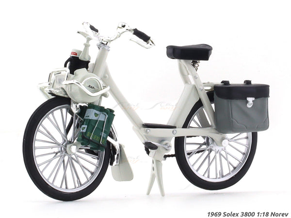 1969 Solex 3800 white 1:18 Norev diecast scale model scooter bike collectible