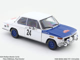 1969 BMW 2002 Tii No24 Rallye Monte Carlo 1:18 Solido Licensed Diecast Scale Model Car Collectible