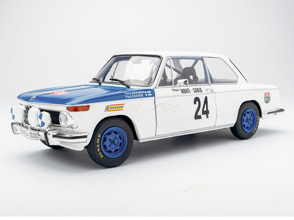 1969 BMW 2002 Tii No24 Rallye Monte Carlo 1:18 Solido Licensed Diecast Scale Model Car Collectible