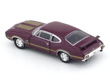 1970 Oldsmobile Cutlass 442 W-30 maroon 1:64 M2 Machines diecast scale car collectible