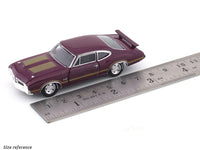 1970 Oldsmobile Cutlass 442 W-30 maroon 1:64 M2 Machines diecast scale car collectible