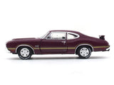 1970 Oldsmobile Cutlass 442 W-30 maroon 1:64 M2 Machines diecast scale car collectible