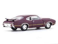 1970 Oldsmobile Cutlass 442 W-30 maroon 1:64 M2 Machines diecast scale car collectible