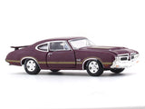 1970 Oldsmobile Cutlass 442 W-30 maroon 1:64 M2 Machines diecast scale car collectible