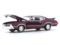 1970 Oldsmobile Cutlass 442 W-30 maroon 1:64 M2 Machines diecast scale car collectible