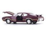 1970 Oldsmobile Cutlass 442 W-30 maroon 1:64 M2 Machines diecast scale car collectible