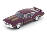 1970 Oldsmobile Cutlass 442 W-30 maroon 1:64 M2 Machines diecast scale car collectible