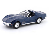 1970 Chevrolet Corvette blue with Acrylic Case 1:24 Maisto Licensed Diecast Model Car | Display Collectible | Buy in India