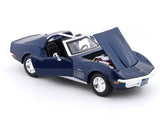 1970 Chevrolet Corvette blue with Acrylic Case 1:24 Maisto Licensed Diecast Model Car | Display Collectible | Buy in India
