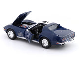 1970 Chevrolet Corvette blue with Acrylic Case 1:24 Maisto Licensed Diecast Model Car | Display Collectible | Buy in India