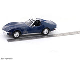 1970 Chevrolet Corvette blue with Acrylic Case 1:24 Maisto Licensed Diecast Model Car | Display Collectible | Buy in India