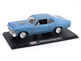 1970 Chevrolet Nova SS Blue 1:24 Maisto licensed diecast Scale Model car collectible