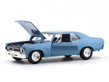 1970 Chevrolet Nova SS Blue 1:24 Maisto licensed diecast Scale Model car collectible