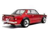 1970 Nissan Skyline C10 Hakosuka Solido Works Red 1:18 Solido Licensed Diecast Scale Model Car Collectible