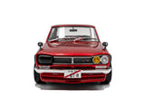 1970 Nissan Skyline C10 Hakosuka Solido Works Red 1:18 Solido Licensed Diecast Scale Model Car Collectible