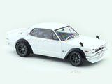 1970 Nissan Skyline C10 Hakosuka Solido Works white 1:18 Solido Licensed Diecast Scale Model Car Collectible