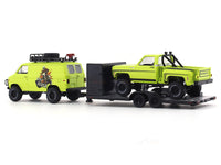 1971 Chevrolet G10 4X4 & 1976 Chevrolet Scottsdale Sport 4X4 1:64 M2 Machines diecast hauler scale model