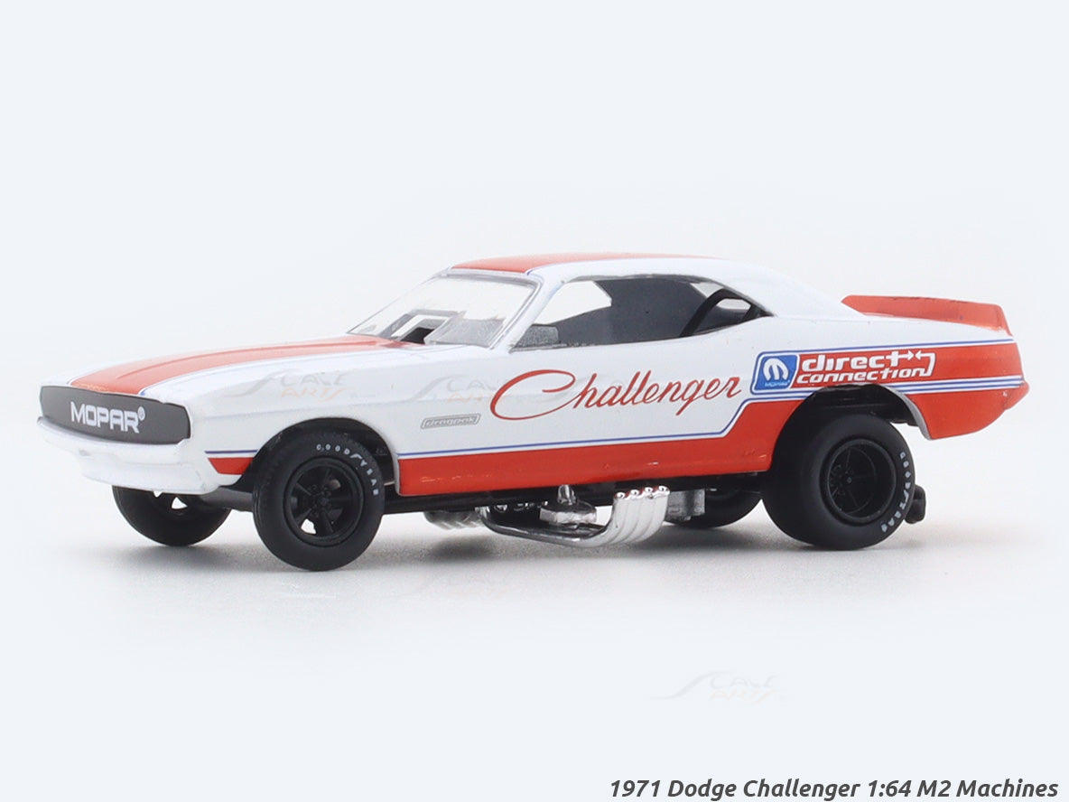 1971 Dodge Challenger Funny 1:64 M2 Machines licensed diecast scale mo