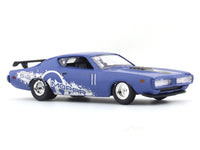 1971 Dodge Charger Custom blue 1:64 M2 Machines diecast scale car collectible