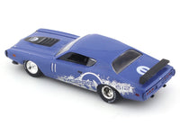 1971 Dodge Charger Custom blue 1:64 M2 Machines diecast scale car collectible