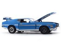 1971 Ford Mustang Boss 351 Blue 1:18 SunStar diecast scale model car collectible