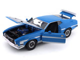 1971 Ford Mustang Boss 351 Blue 1:18 SunStar diecast scale model car collectible