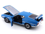 1971 Ford Mustang Boss 351 Blue 1:18 SunStar diecast scale model car collectible