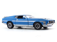 1971 Ford Mustang Boss 351 Blue 1:18 SunStar diecast scale model car collectible