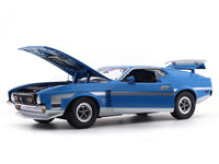 1971 Ford Mustang Boss 351 Blue 1:18 SunStar diecast scale model car collectible