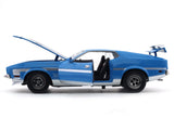 1971 Ford Mustang Boss 351 Blue 1:18 SunStar diecast scale model car collectible