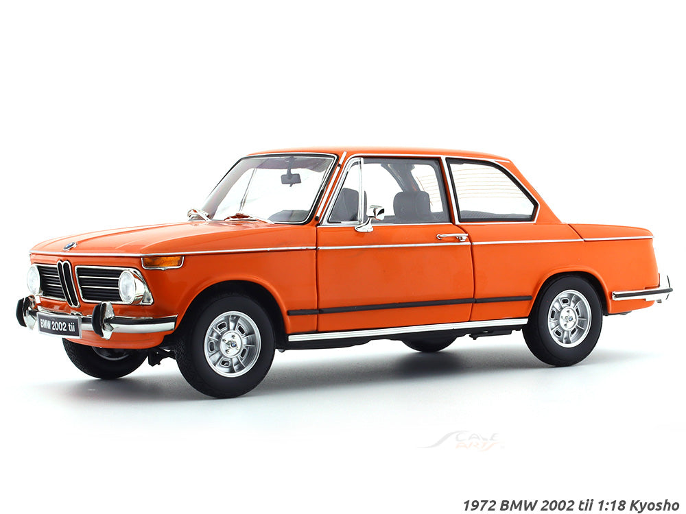 Kyosho 1/18  2002 tii ミニカー 1972 BMW 2002 tii orange 1:18 Kyosho diecast scale model miniature