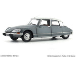 1972 Citroen DS23 Pallas grey 1:18 Norev diecast scale model car collectible