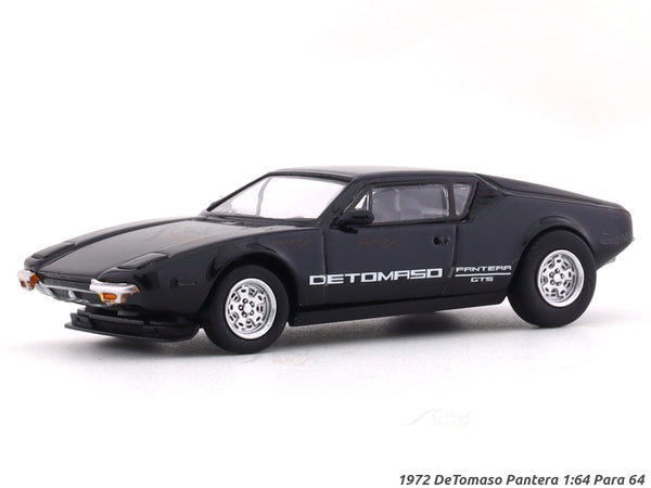 1972 DeTomaso Pantera Black 1:64 Para64 licensed diecast scale model car