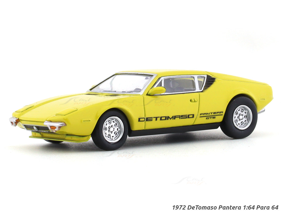 1972 DeTomaso Pantera Yellow 1:64 Para64 licensed diecast scale model ...