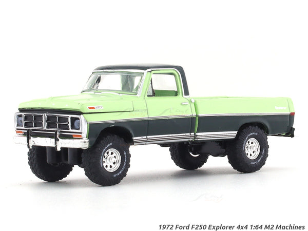 1972 Ford F250 Explorer 4x4 1:64 M2 Machines diecast hauler scale model