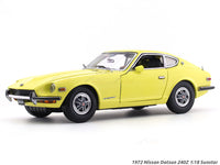 1972 Nissan Datsun 240Z Yellow 1:18 SunStar diecast scale model car collectible