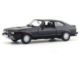 1973 Ford Capri black with Acrylic Case 1:24 Bburago Licensed Diecast Scale Model Car Collectible