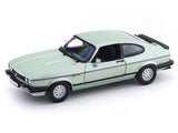1973 Ford Capri green with Acrylic Case 1:24 Bburago Licensed Diecast Scale Model Car Collectible