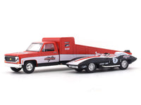 1973 Chevrolet Truck & 1959 Chevrolet Corvette XP-86 1:64 M2 Machines diecast hauler scale model