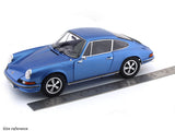 1973 Porsche 911 S Coupe blue 1:18 Schuco diecast Scale Model car