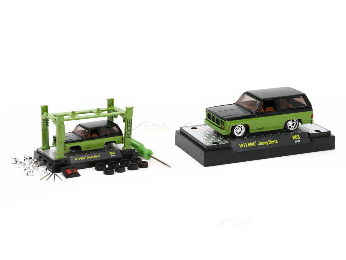 Car Jimmy Kit 1973 GMC Jimmy Sierra Model kit 1:64 M2 Machines diecast scale car ...