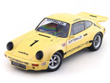 1974 Porsche 911 IROC No1 Emerson Fittipaldi Yellow 1:18 Solido Licensed Diecast Scale Model Car Collectible