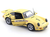 1974 Porsche 911 IROC No1 Emerson Fittipaldi Yellow 1:18 Solido Licensed Diecast Scale Model Car Collectible