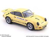 1974 Porsche 911 IROC No1 Emerson Fittipaldi Yellow 1:18 Solido Licensed Diecast Scale Model Car Collectible