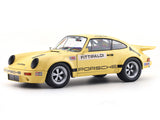 1974 Porsche 911 IROC No1 Emerson Fittipaldi Yellow 1:18 Solido Licensed Diecast Scale Model Car Collectible