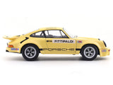 1974 Porsche 911 IROC No1 Emerson Fittipaldi Yellow 1:18 Solido Licensed Diecast Scale Model Car Collectible