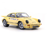 1974 Porsche 911 IROC No1 Emerson Fittipaldi Yellow 1:18 Solido Licensed Diecast Scale Model Car Collectible