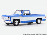 1974 Chevrolet Cheyenne Super C-10 blue 1:18 Maisto licensed diecast scale model collectible